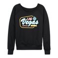 thumbnail image 1 of Instant Message - Las Vegas - Women's Lightweight French Terry Long Sleeve Shirt, 1 of 6