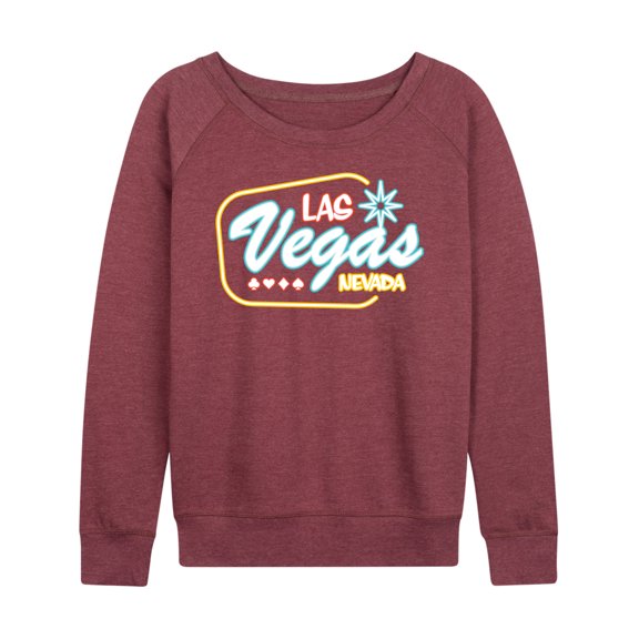 Instant Message - Las Vegas - Women's Lightweight French Terry Long Sleeve Shirt