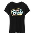 thumbnail image 1 of Instant Message - Las Vegas -Women's Short Sleeve Graphic T-Shirt, 1 of 6