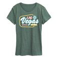 thumbnail image 1 of Instant Message - Las Vegas -Women's Short Sleeve Graphic T-Shirt, 1 of 6