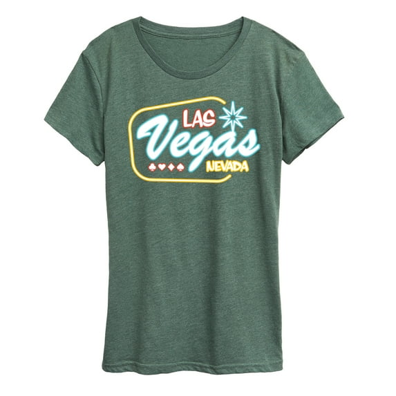 Instant Message - Las Vegas -Women's Short Sleeve Graphic T-Shirt