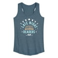 thumbnail image 1 of Instant Message - Late Night Readers Club - Women's Racerback Tank Top, 1 of 6