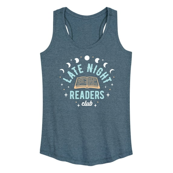 Instant Message - Late Night Readers Club - Women's Racerback Tank Top