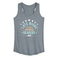 thumbnail image 1 of Instant Message - Late Night Readers Club - Women's Racerback Tank Top, 1 of 6