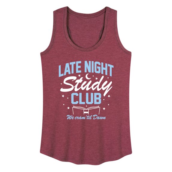 Instant Message - Late Night Study Club - Women's Racerback Tank Top