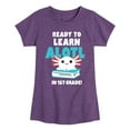 thumbnail image 1 of Instant Message - Learn Alotl In 1st Grade - Toddler & Youth Girls Short Sleeve Graphic T-Shirt, 1 of 6