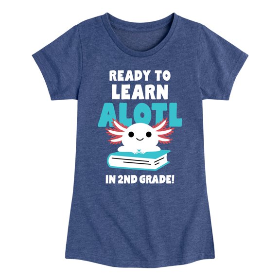 Instant Message - Learn Alotl In 2nd Grade - Toddler & Youth Girls Short Sleeve Graphic T-Shirt