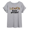 thumbnail image 1 of Instant Message - Learn Black History Oversized Graphic T-Shirt, 1 of 6