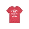 thumbnail image 1 of Instant Message - Leave Presents Take Brother - Toddler Short Sleeve Tee, 1 of 5
