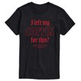 thumbnail image 1 of Instant Message - Left My Coffin For This Short Sleeve Graphic T-Shirt, 1 of 5