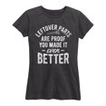 thumbnail image 1 of Instant Message - Leftover Parts - Women's Short Sleeve Graphic T-Shirt, 1 of 5