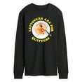 thumbnail image 1 of Instant Message - Leftovers Are For Quitters - Men's Long Sleeve T-Shirt, 1 of 6