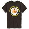 thumbnail image 1 of Instant Message - Leftovers Are For Quitters - Men's Short Sleeve Graphic T-Shirt, 1 of 5