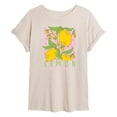 thumbnail image 1 of Instant Message - Lemon Island Of Capri - Women's Oversized Graphic T-Shirt, 1 of 5