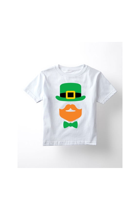 - Leprechaun Face Silhouette-Youth Short Sleeve Tee