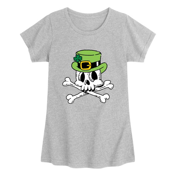 Instant Message - Leprechaun Skull Toddler Short Sleeve Graphic T-Shirt