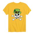 thumbnail image 1 of Instant Message - Leprechaun Skull Toddler Short Sleeve Graphic T-Shirt, 1 of 5