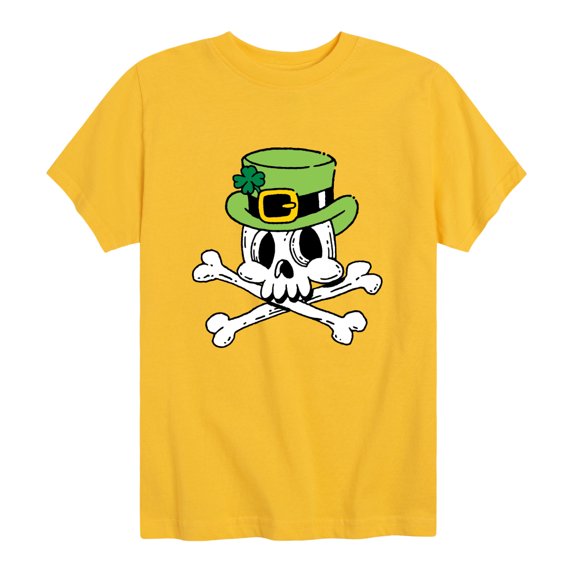 Instant Message - Leprechaun Skull Toddler Short Sleeve Graphic T-Shirt