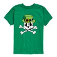 thumbnail image 1 of Instant Message - Leprechaun Skull Toddler Short Sleeve Graphic T-Shirt, 1 of 5