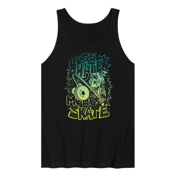 Instant Message - Less Hate More Skate - Retro - Mens - Jersey Tank