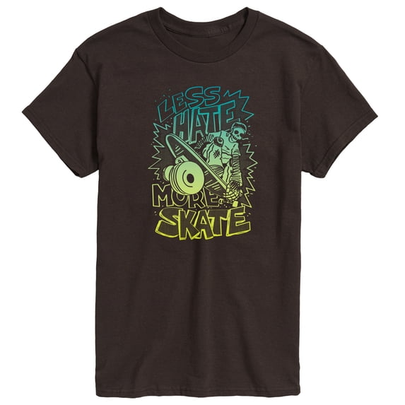 Instant Message - Less Hate More Skate - Retro - Mens - Short Sleeve Tee