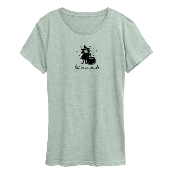 Instant Message - Let Me Cook Witch Women's Short Sleeve Graphic T-Shirt