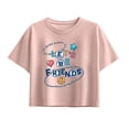 thumbnail image 1 of Instant Message - Let's Be Friends Beads - Youth Girls Boxy T-Shirt, 1 of 5