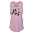 thumbnail image 1 of Instant Message - Let's Cruise - Women's Racerback Tank, 1 of 5