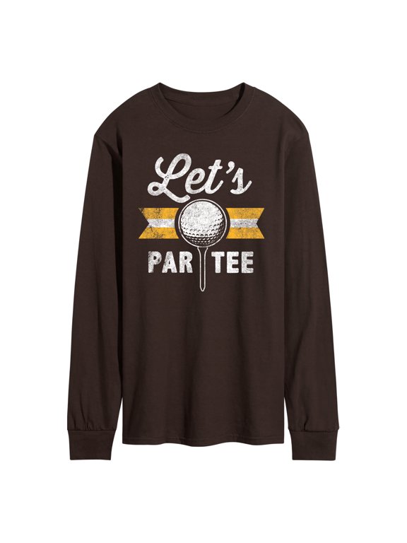 - Let's Par Tee Men's Long Sleeve Graphic T-Shirt