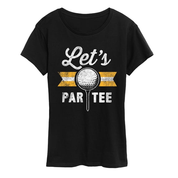 Instant Message - Let's Par Tee - Women's Short Sleeve Graphic T-Shirt