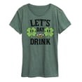 thumbnail image 1 of Instant Message - Lets Day Drink - Women's Short Sleeve Graphic T-Shirt, 1 of 6