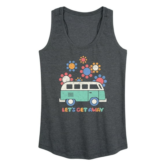 Instant Message - Lets Get Away - Women's Racerback Tank Top