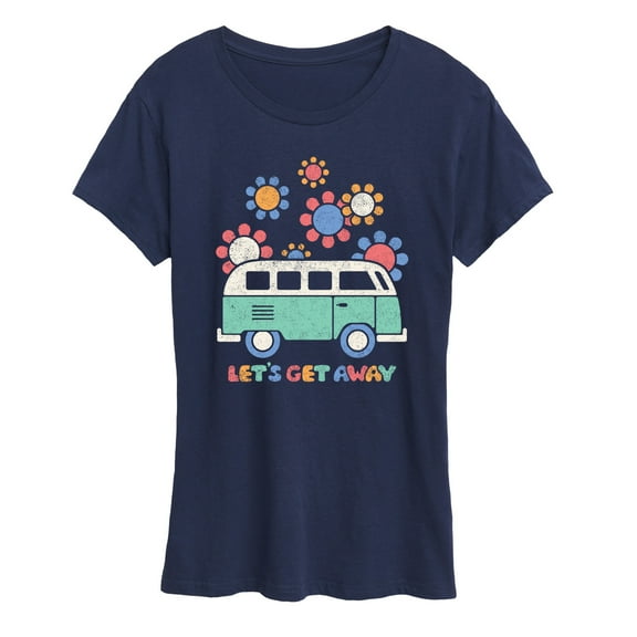 Instant Message - Lets Get Away - Women's Short Sleeve Graphic T-Shirt