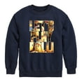 thumbnail image 1 of Instant Message - Lets Play Ball - Toddler & Youth Crewneck Fleece Sweatshirt, 1 of 6