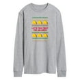 thumbnail image 1 of Instant Message - Lets Taco Bout The Holidays - Men's Long Sleeve Graphic T-Shirt, 1 of 5