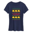 thumbnail image 1 of Instant Message - Lets Taco Bout The Holidays - Women's Short Sleeve Graphic T-shirt, 1 of 5
