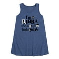 thumbnail image 1 of Instant Message - Libra Indecisive - Toddler & Youth Girls A-line Dress, 1 of 6
