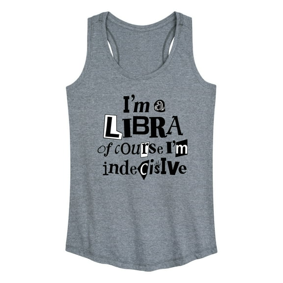 Instant Message - Libra Indecisive - Women's Racerback Tank Top