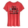 thumbnail image 1 of Instant Message - Libra Indecisive - Women's Short Sleeve Graphic T-Shirt, 1 of 6