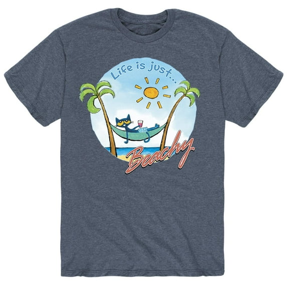 Instant Message - Life Is Just Beachy - Men's Short Sleeve Graphic T-Shirt