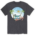 thumbnail image 1 of Instant Message - Life Is Just Beachy - Men's Short Sleeve Graphic T-Shirt, 1 of 5