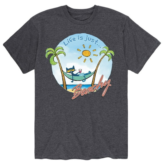 Instant Message - Life Is Just Beachy - Men's Short Sleeve Graphic T-Shirt