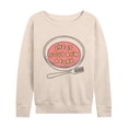 thumbnail image 1 of Instant Message - Life Is Soup; I'm A Fork - Women's Lightweight French Terry Long Sleeve Shirt, 1 of 6