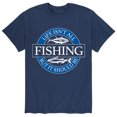 thumbnail image 1 of Instant Message - Life Isn't All Fishing Short Sleeve Graphic T-Shirt, 1 of 5