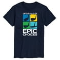 thumbnail image 1 of Instant Message - Life is Full of Epic Choice Golf  - Men's Short Sleeve Graphic T-shirt, 1 of 6