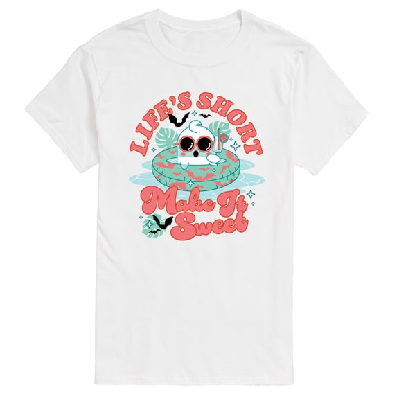 Instant Message - Life's Short Make It Sweet - Men's Short Sleeve Graphic T-Shirt