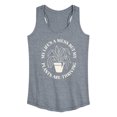 thumbnail image 1 of Instant Message - Lifes A Mess - Women's Racerback Tank Top, 1 of 6