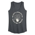 thumbnail image 1 of Instant Message - Lifes A Mess - Women's Racerback Tank Top, 1 of 6