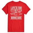 thumbnail image 1 of Instant Message - Lifes Too Short Boring Cars - Men's Short Sleeve Graphic T-Shirt, 1 of 6