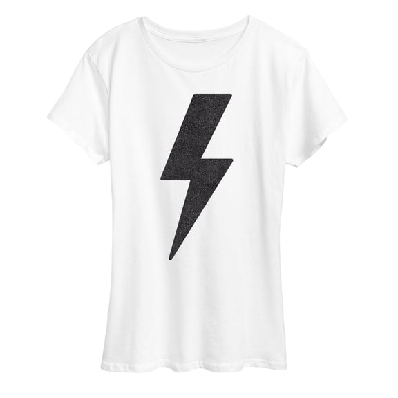 Instant Message - Lightning Bolt Sparkle - Women's Short Sleeve Graphic T-Shirt